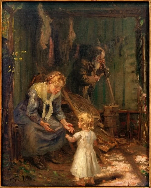 La Sacra Famiglia in bottega, 1892 - Dresden, Staatliche Kunstsammlungen Dresden, Galerie Neue Meister